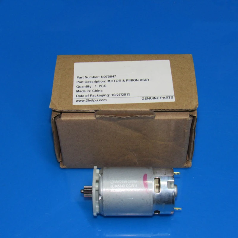 

Двигатель постоянного тока 10,8 В с шестерней 14 зубьев для зарядного устройства DeWalt 12 В, детали сверла DCD710 DCD700, двигатель