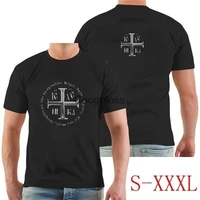 mens summer cotton cross tshirt eastern orthodox cross t shirt