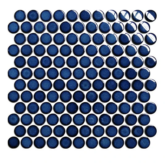 

Extraordinary 312*330mm Blue Round Bathroom Wall Mosiac Tiles