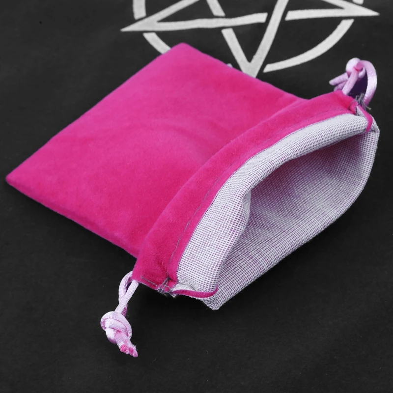 Таро мешочек из фланелета игральные кости DND для ювелирных украшений и посылка |