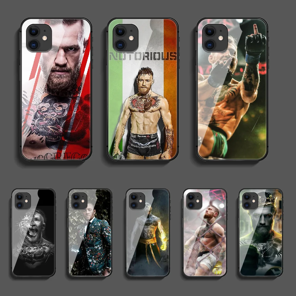 Чехол для телефона из закаленного стекла Iphone 5 6 7 8 11 12 5S 6S X Xr XS Se Max Plus Pro Mini|Бамперы| |