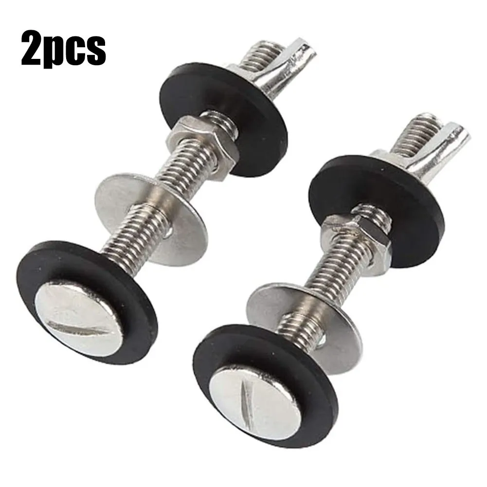 

Toilet Cistern To Toilet Pan Fixing Fitting Sealing Kit Close Coupling Bolts WC 304 Stainless Steel NBR Rubber Water Tank Bolts