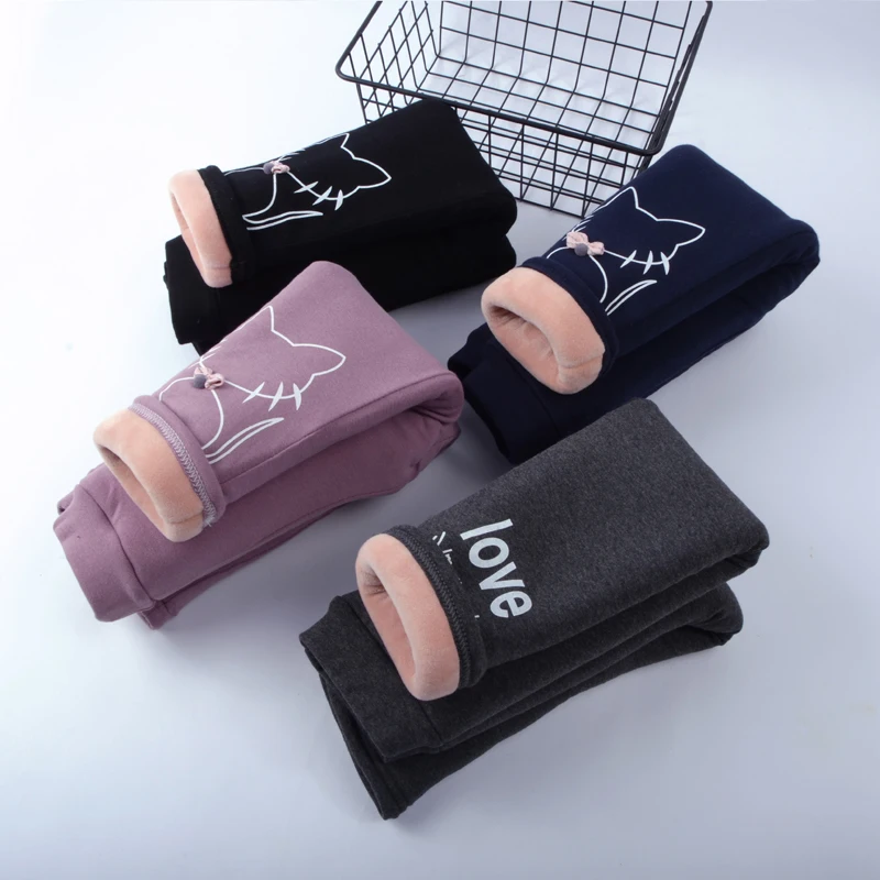 Детские длинные штаны для девочек до 30 градусов теплые леггинсы хлопковые