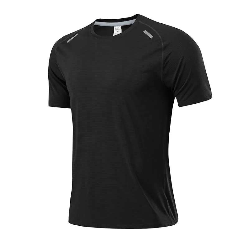 

Летние быстросохнущие шорты ice silk дышащая стрейч-футболка run Фитнес рубашка с короткими рукавами