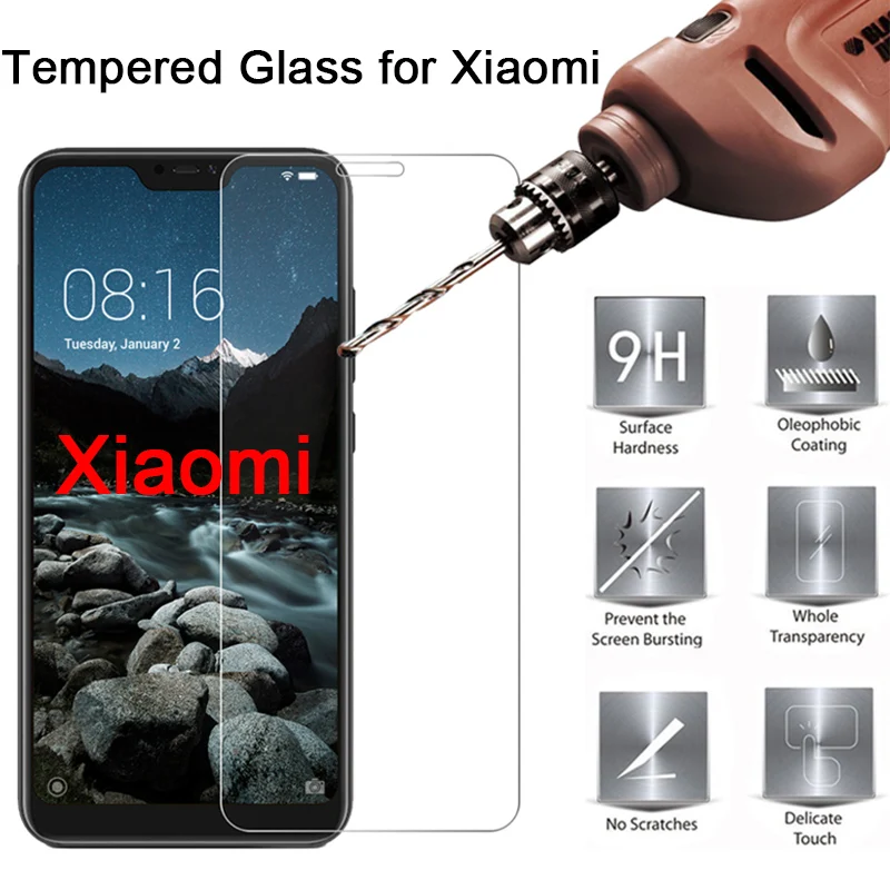 Защитное стекло для Xiaomi Mi A2 Lite Mi4 Mi4S защитная пленка экрана Xiomi A1 закаленное Mi5s Plus