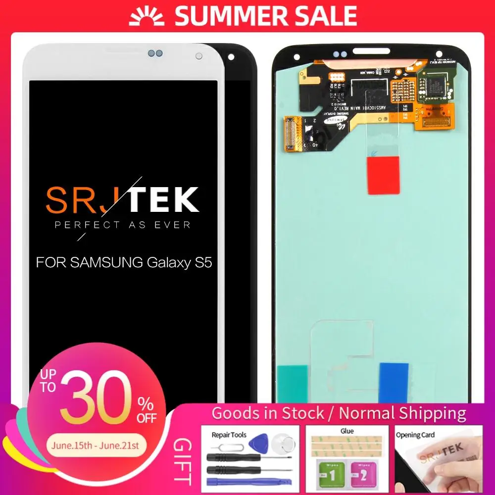 100% супер Amoled для Samsung Galaxy S5 Prime G906S G906L G906K ЖК-дисплей сенсорный дигитайзер в сборе |