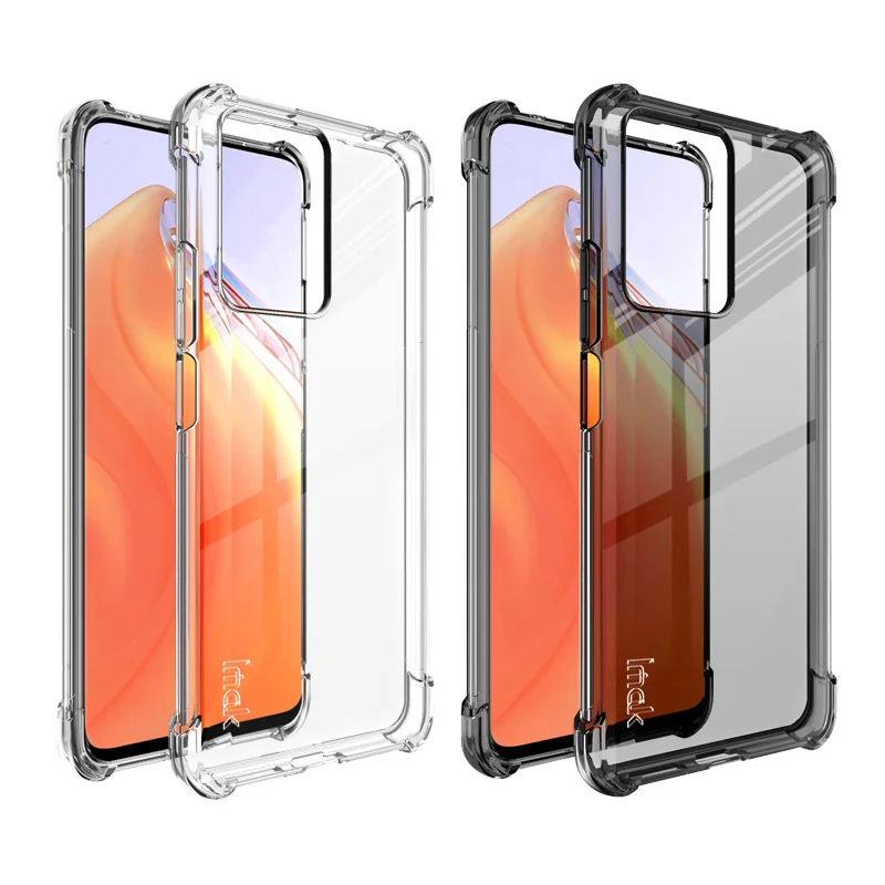 

Прозрачный полноразмерный защитный чехол для Xiaomi 11T, чехол 11Tpro, противоударный мягкий чехол из ТПУ для Mi 11T Pro, чехол с защитной пленкой для эк...