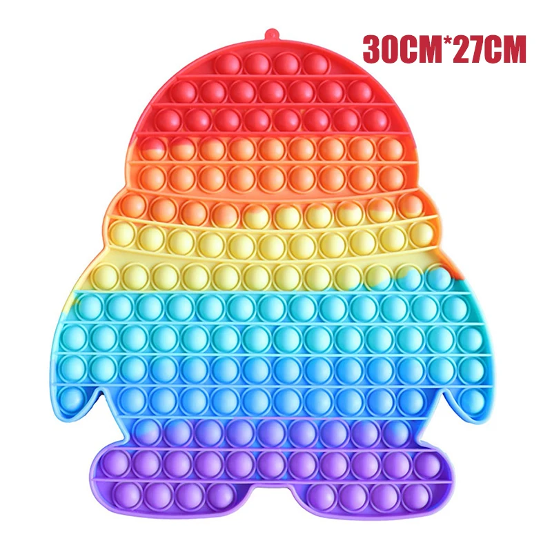 Большой размер 40 см 30 Popete Радужный Пузырь Игрушки для взрослых игрушки снятия