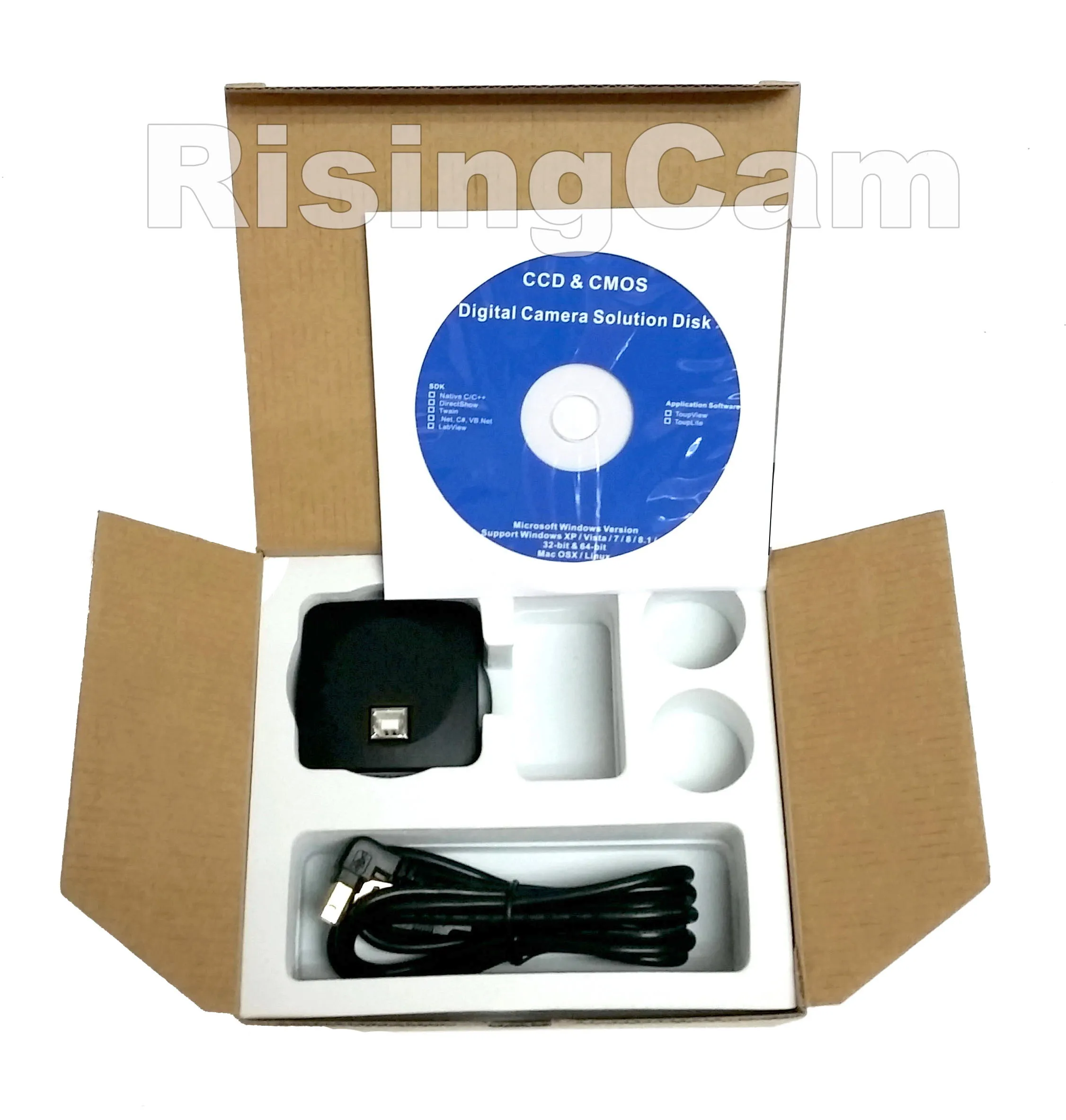 Цифровой USB микроскоп с высокой скоростью кадров 30 кадров/с 5 Мп USB2.0 выход Aptina 1/2.5