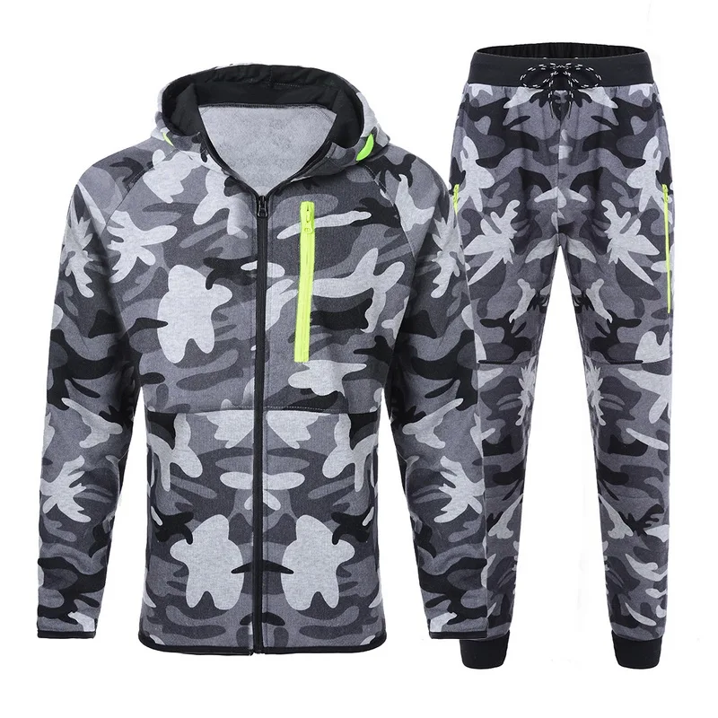 MJARTORIA камуфляжный комплект мужская спортивная одежда с камуфляжным принтом