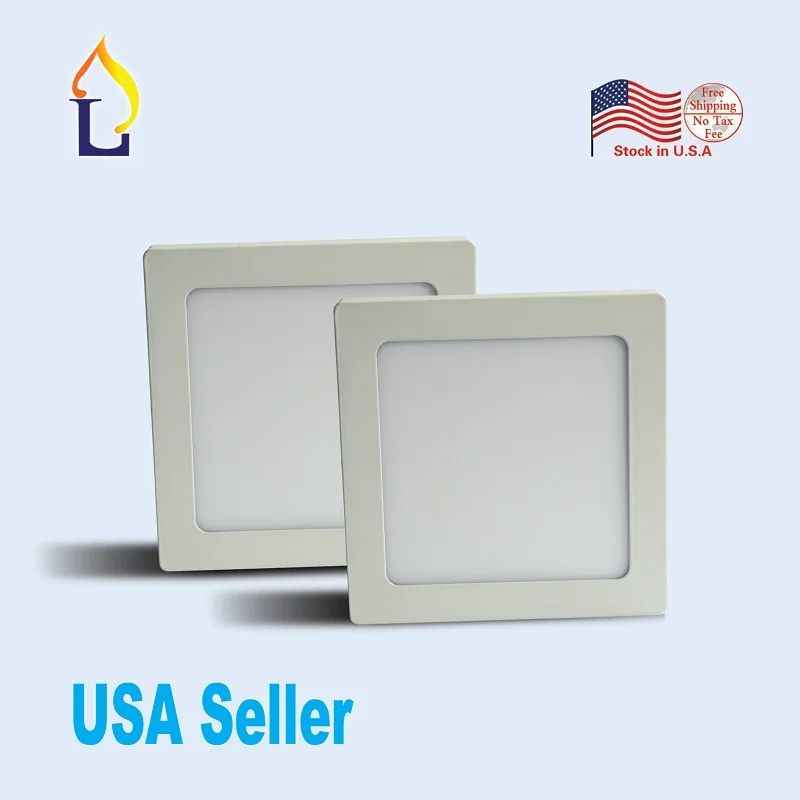 2 шт. светодиодная лампа 12 Вт тонкая квадратная Светодиодная панель потолочный