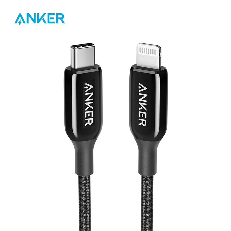 Кабель питания Anker для IPhone USB Type-C Lightning 0 9 м | Мобильные телефоны и аксессуары