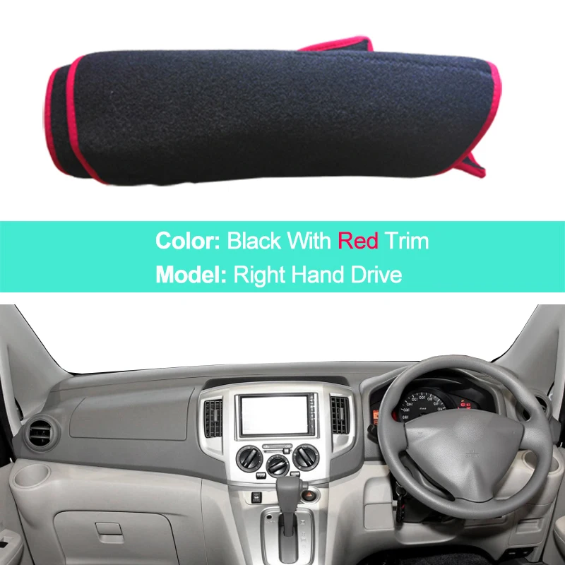 

Двухслойный чехол для приборной панели автомобиля для Nissan NV200 2010 - 2018 LHD RHD, накидка, коврик для приборной панели, Солнцезащитный коврик 2017 2016