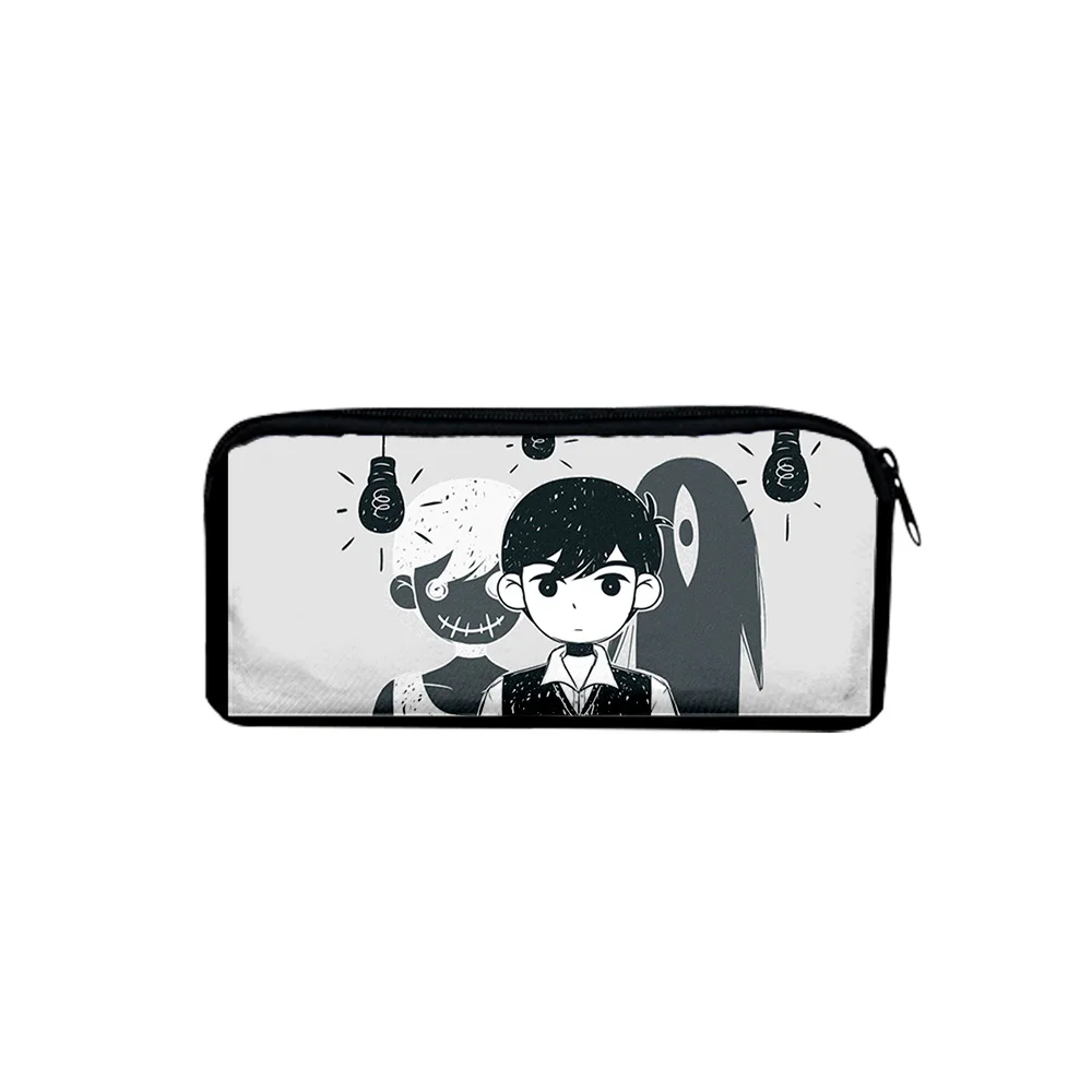 

Fashion omori 3D Merch Oxford Cloth Pencil Case Office Student Pencilcase Cute Canvas Pencil Bag Kawaii