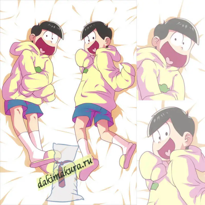 

Osomatsu-san; Jyushimatsu дакимакура 50x150 см, 19,6x59 дюймов, наволочка N627, домашнее постельное белье
