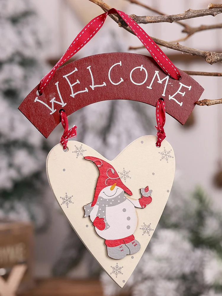 Кукла любви получает подвеску со списком креативное деревянное украшение для