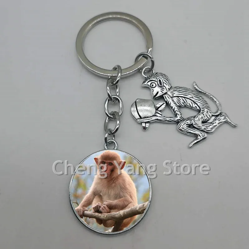 Парный брелок с подвеской в виде обезьяны для автомобиля женская сумка гламур