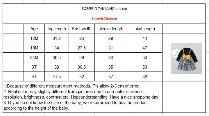 

Gooporson Fall Kids Clothes Fashion Long Sleeve Shirt&bow Tie Plaid Strapless Skirt Cute Baby Girls Clothing Set Children Outfit