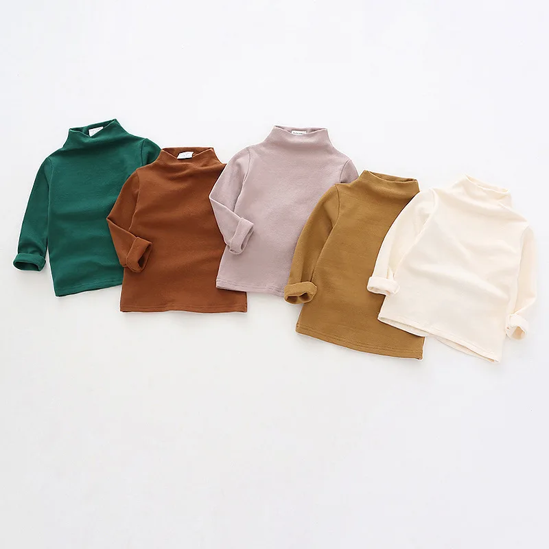 Футболка для маленьких девочек Повседневная хлопковая футболка с длинными