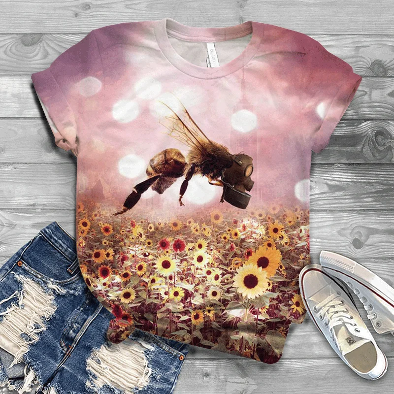 

New Women's T-shirt 2021 Animal Cute Cat Harajuku Large Size Small Size Comfortable Soft Personalized Ladies T-shirt