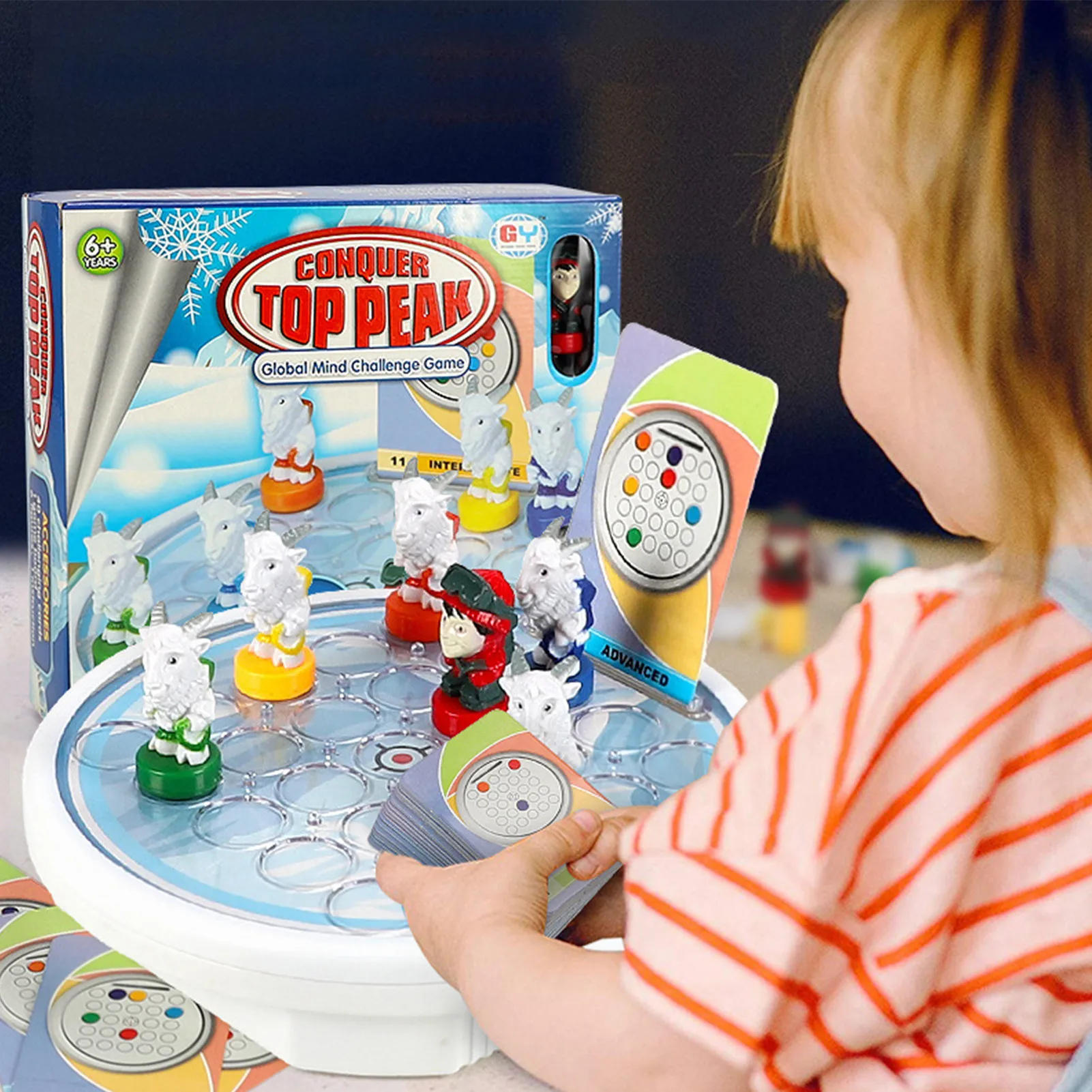 Juego de mesa de lucha para ni&ntilde;os, juguete educativo para regalo-5