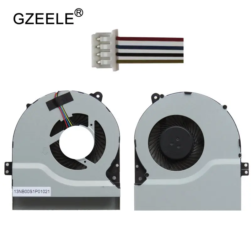 GZEELE Новый cpu охлаждающий вентилятор для ASUS X550V X450 X450CA X450vc A550 K550VC X550C F450C F450L F550C F550L