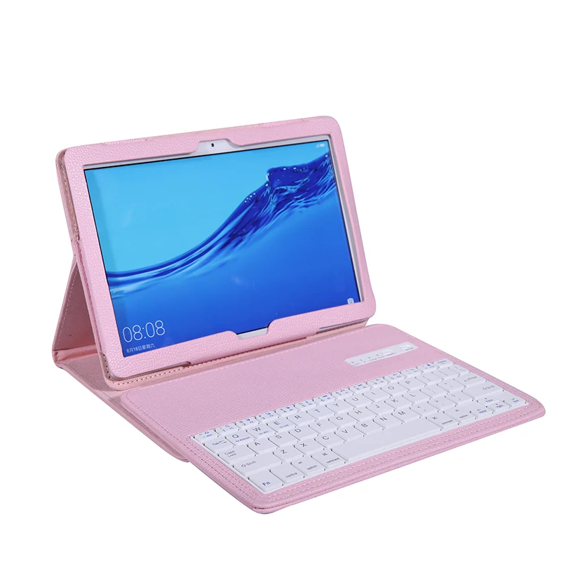 Клавиатура кожаный чехол для huawei MediaPad T5 10 1 дюймов AGS2 W09 L09 L03 тонкий Bluetooth Funda|Чехлы