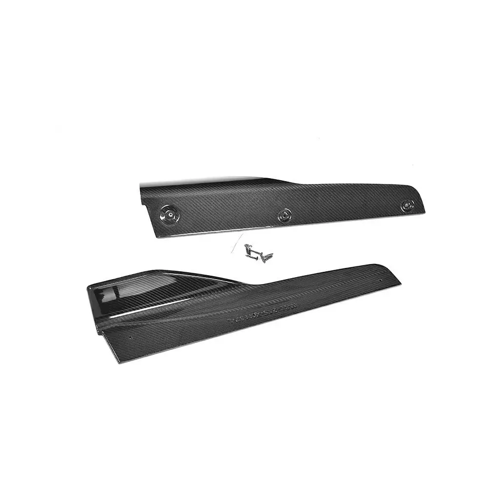 2 шт. Автомобильные Боковые разветвители для BMW F80 M3 F82 M4 2014 2018|side skirts|car side skirtscarbon fiber
