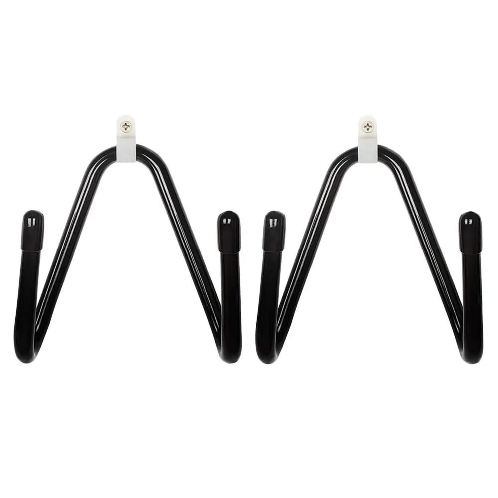 

1 Set of Skateboard Wall Hanger Wall Mount Wall Hook Longboard Hook (Black)