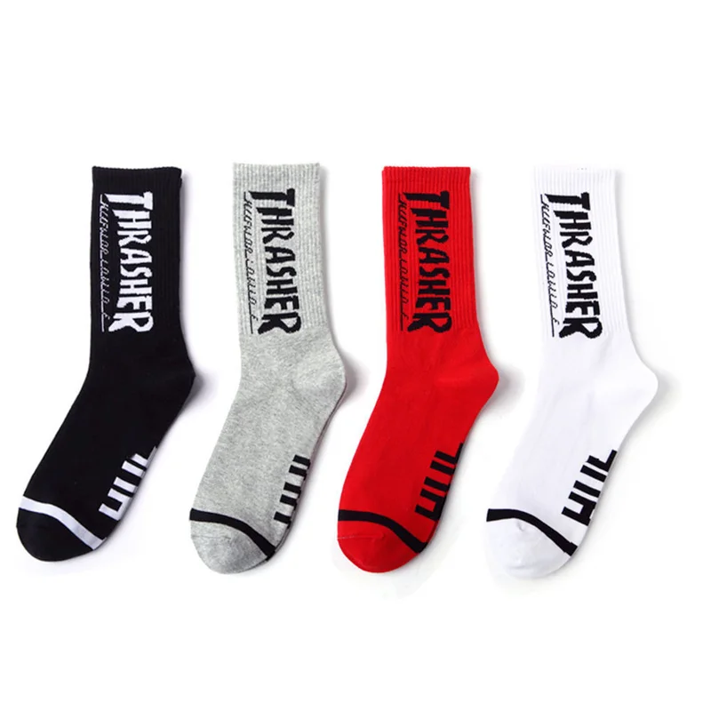 

Hip Hop Fashion Street Style Man Socks Cotton Crew Socks Sport Street Style Harajuku Funny Calcetines