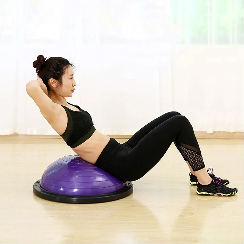 Рухсин 58см домашняя фитнес-йога балансная мяч пилатес оборудование укрепить большой