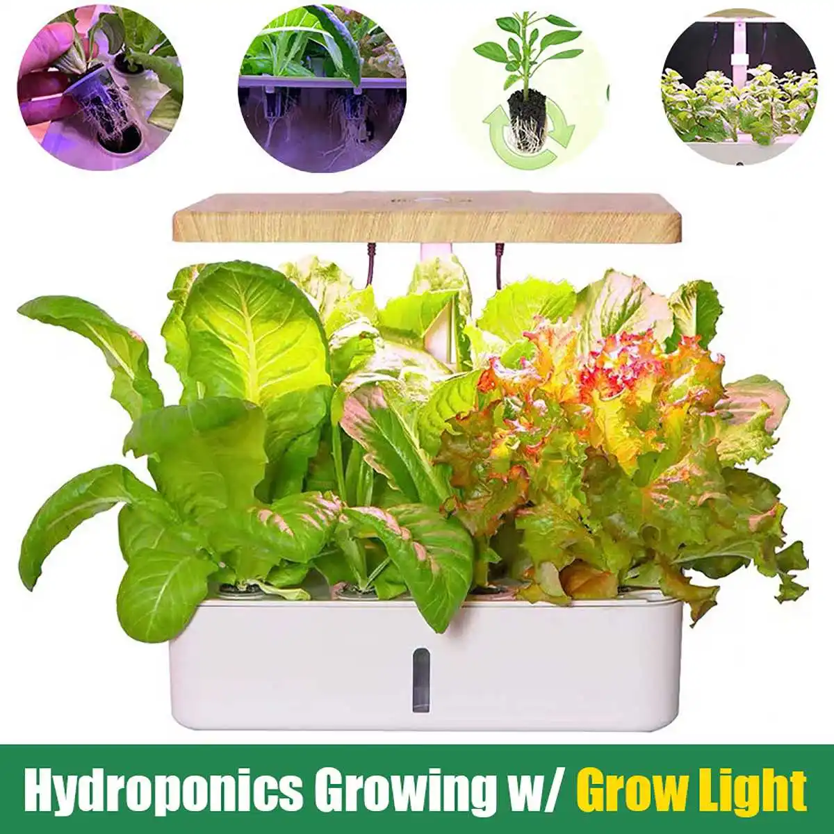 

Hydroponics System Box Intelligent Full Spectrum Grow Light Soilless Cultivation Indoor Garden Planter Grow Lamp Nursery Pots