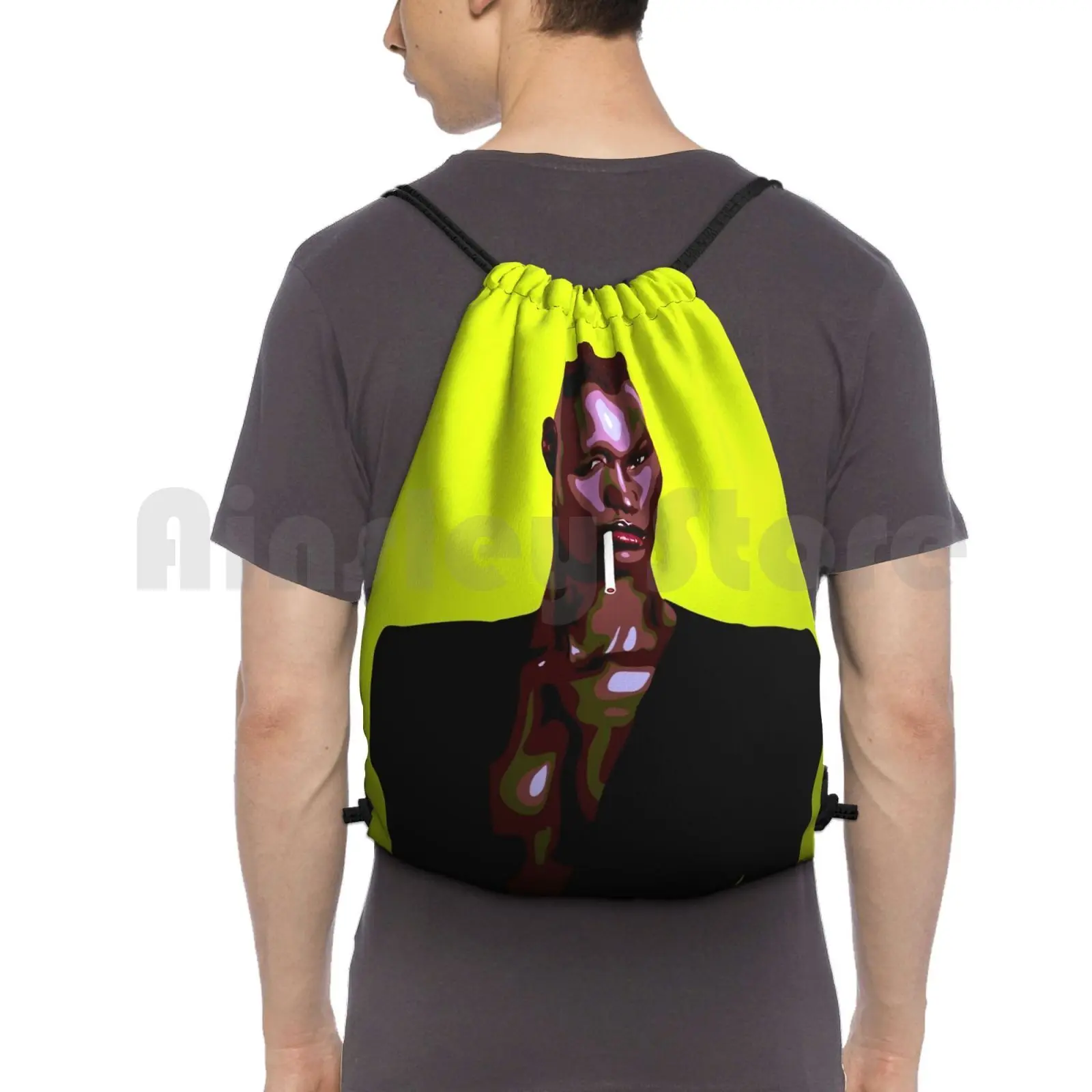 Теплый рюкзак из искусственной кожи на шнурке сумка для верховой езды