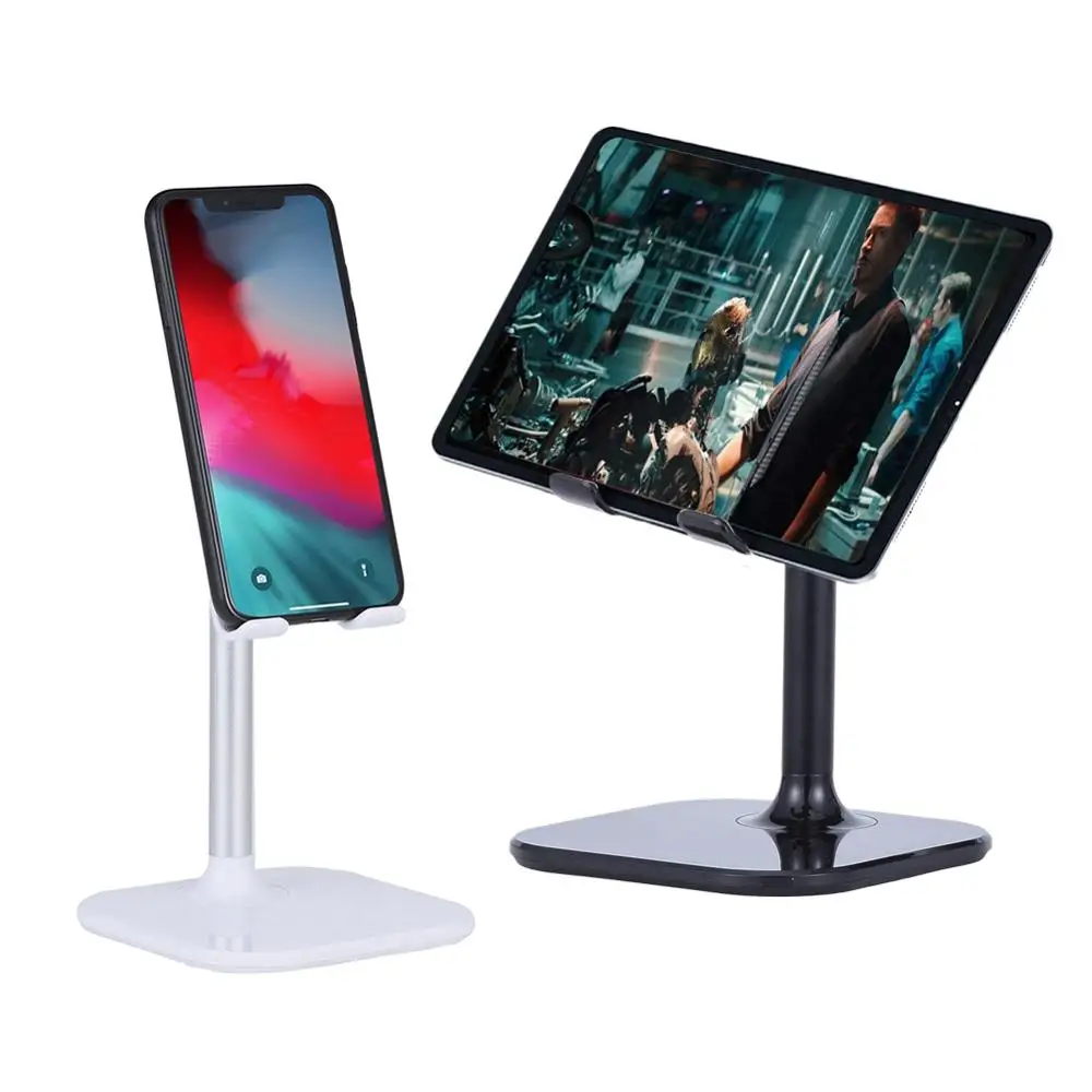 

Cell Phone Stand Universal Tablet Dock, Angle Height Adjustable Sturdy Aluminum Alloy ABS Stable Phone Holder for Desk