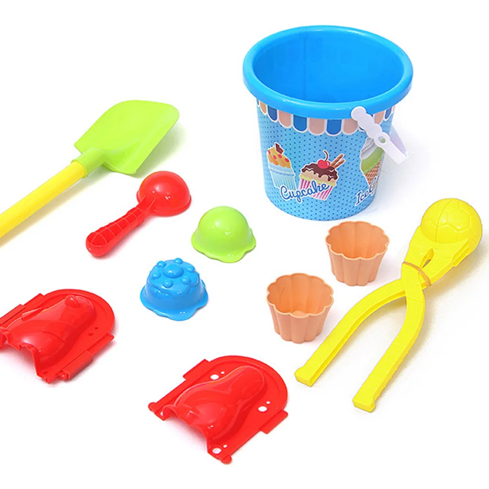 

9pcs/Lot DIY Snowman Mold Toy 3D Snowball Maker Tools For Kids Outdoor Activities For Children New Year Birthday Gifts