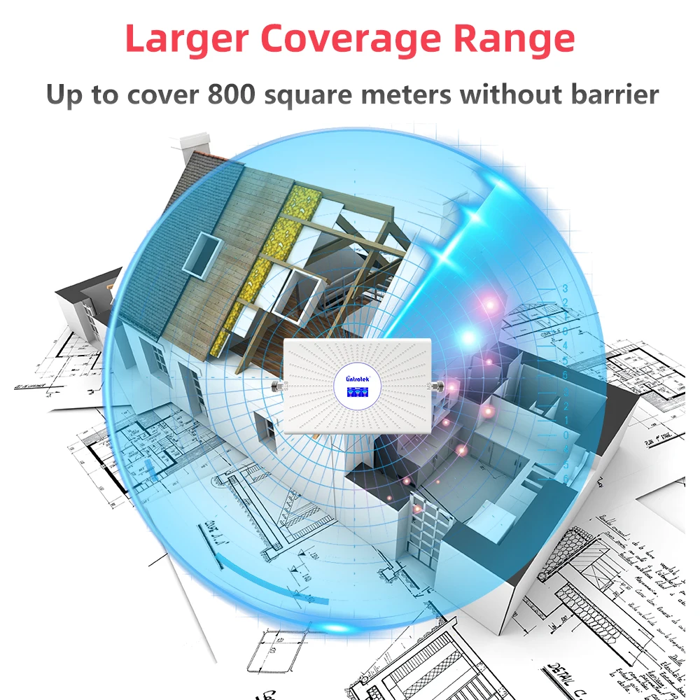 Усилитель сотовой связи Lintratek 3G 70 дБ 2G 4G LTE CDMA UMTS PCS AWS усилитель сигнала B5 B2 B4 850 1700