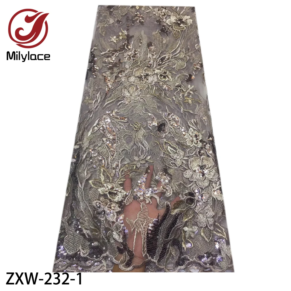 2019 модная французская кружевная ткань с блестками 5 ярдов Африканский тюль