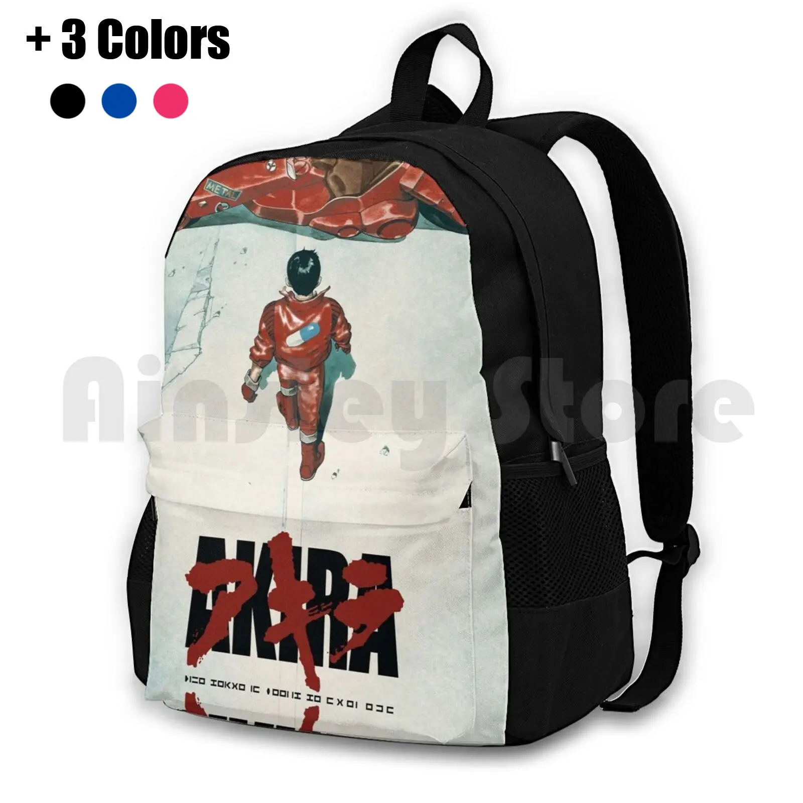 

Akira Jap Movie Outdoor Hiking Backpack Waterproof Camping Travel Akira Jap Akira Jap Scifi Anime