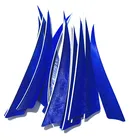 50 шт. 5 дюймов 9 видов цветов щит турецкие перья стрелы перо Флетчинг для любого дерева и бамбука стрела для стрельбы из лука охоты