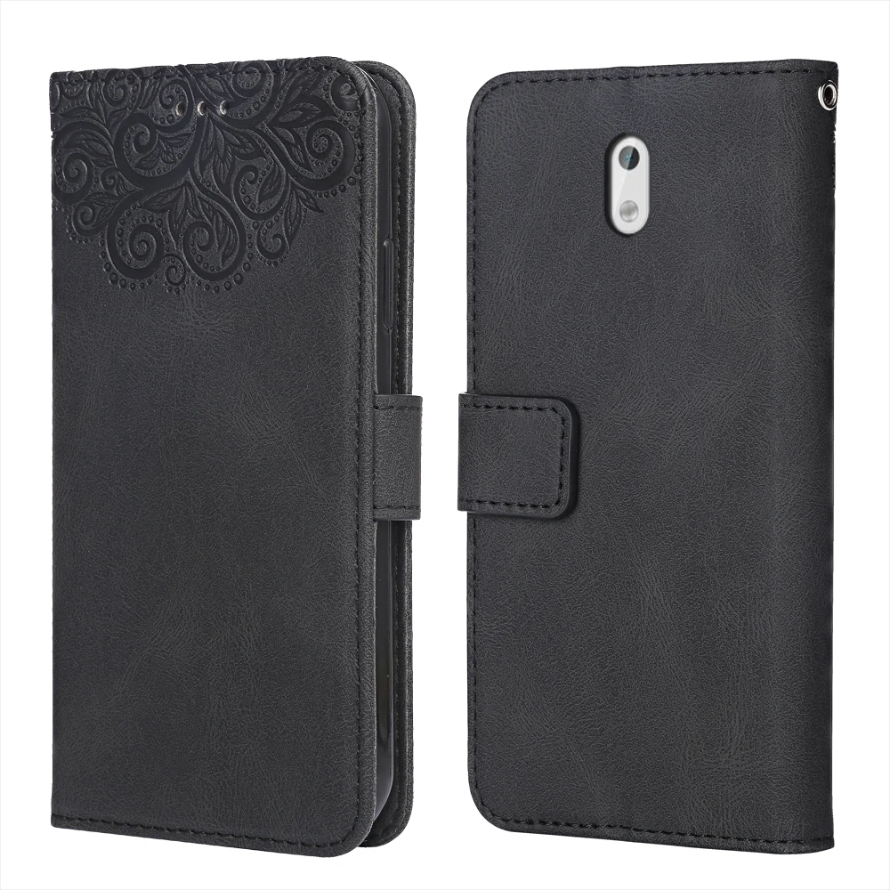 Luxury Leather Case for NOKIA 3 Flower Embossing TA-1032 TA-1020 TA-1028 TA-1038 Wallet Flip Phone NOKIA3 Cover | Мобильные телефоны