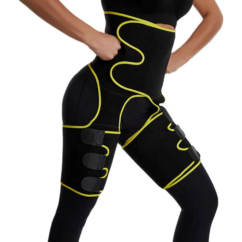 Поясной Тренажер Пояс для женщин высокая талия подтяжки ног пот формирователь