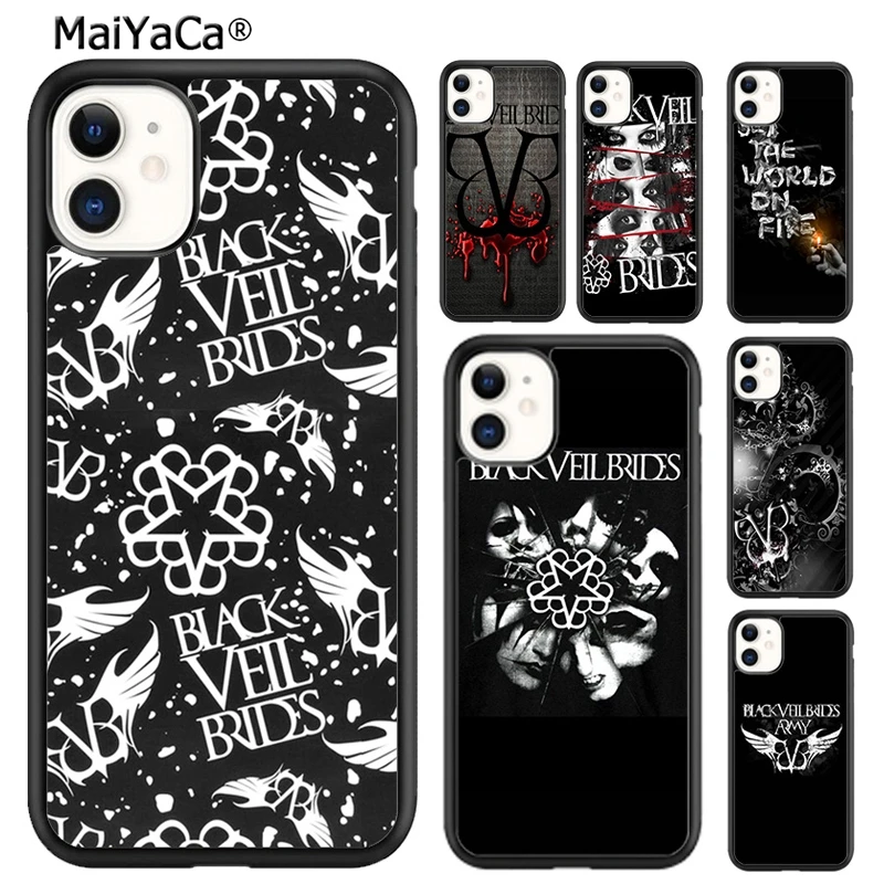 Чехол для телефона MaiYaCa с вуалью невесты чехол iPhone 15 SE2020 6 7 8 plus XR XS 11 12 mini 13 14 pro max coque