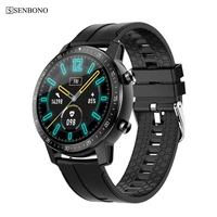 senbono 2020 men women smart watch s30 heart rate sleep fitness tracker calls sms reminder 360mah smartwatch for android ios