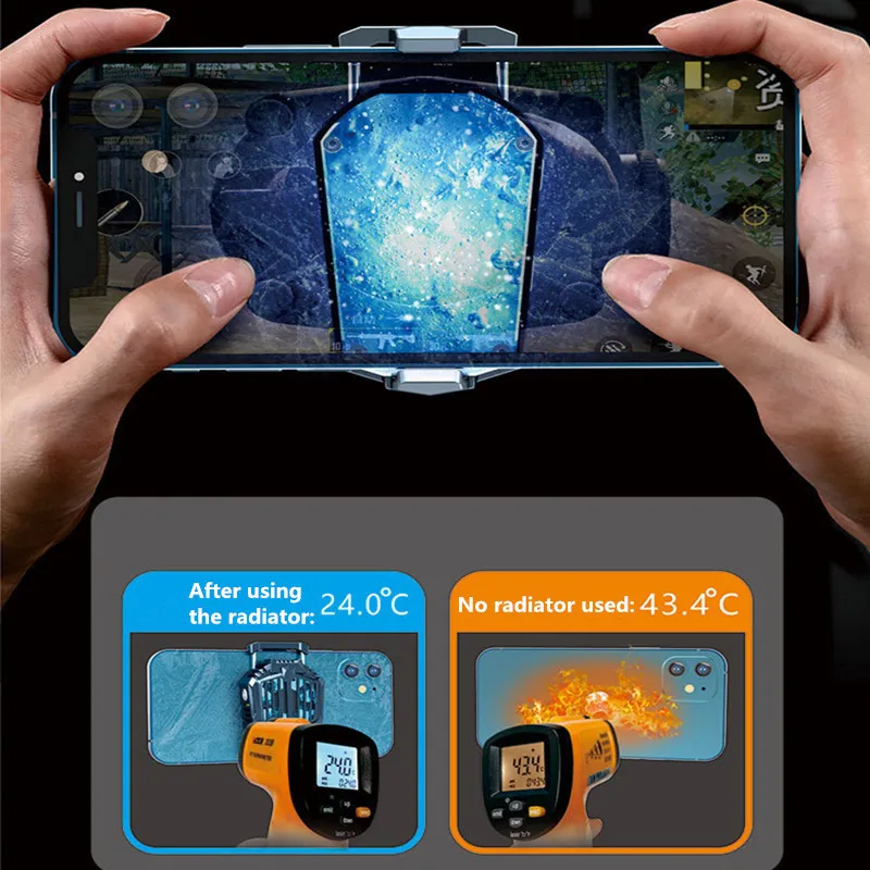 tongdaytech mobile phone cooler radiator with battery for phone temperature mute semiconductor cooling fan for iphone samsung free global shipping