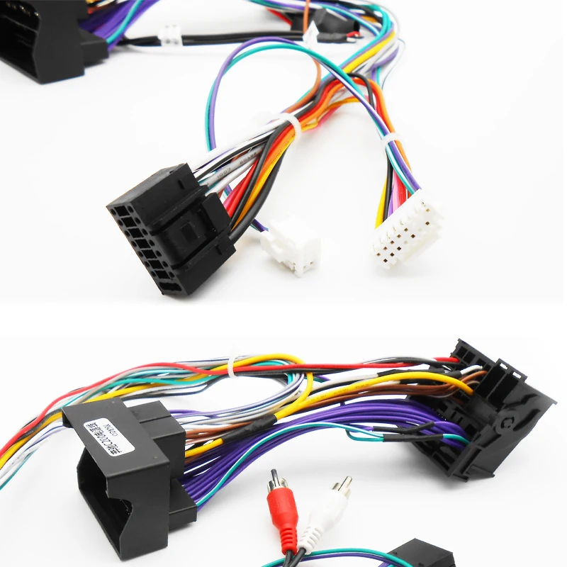 $71.24 Mercedes Benz C Class Quadlock Wiring Harness Plug 16 Pin Male Connector Radio Head Unit Car Accessories Cable Adapter for W204