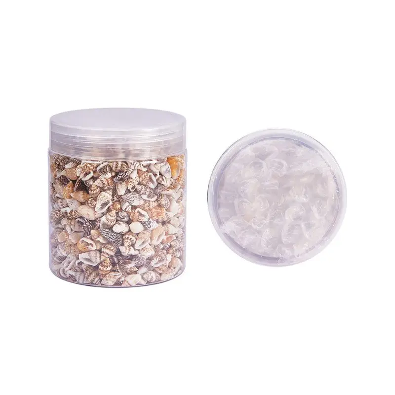 

Over 1300 Pcs Mini Natural Beige ShellConch Beads Seaside Candle Jewelry Making