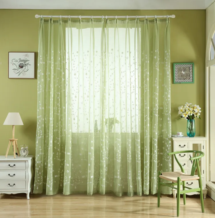 Занавески для гостиной столовой спальни тюль чистая пряжа американский кантри