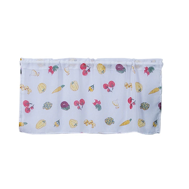 Rod 50x100cm 50x100 см/150 см каркасная штора с вышивкой, Капок, цветы, полуярусная штора, Короткая штора для кухни, ванной, гостиной - Цвет: Rod 50x100cm