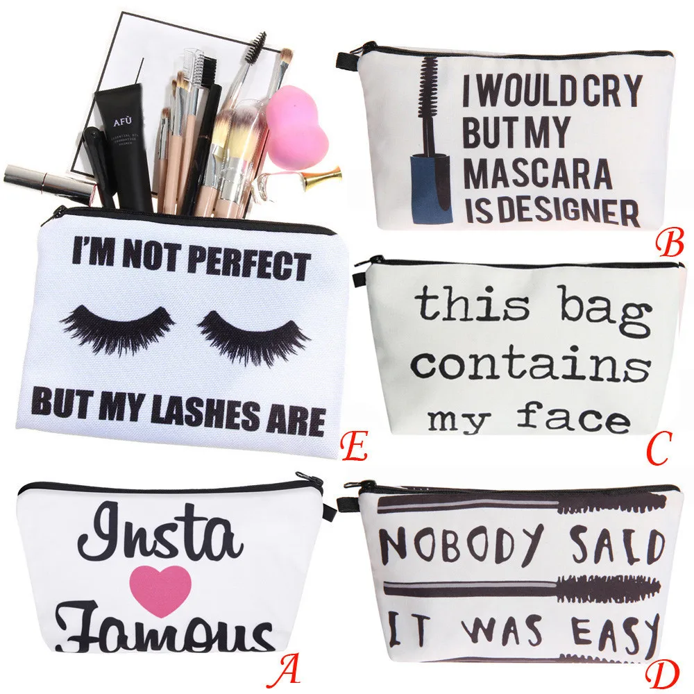 Jom Tokoy термопереводная печать косметичка модная женская брендовая сумка для