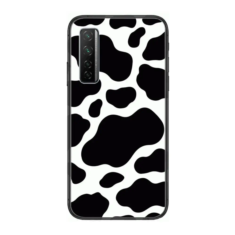 

Leopard color Phone Case For Huawei mate 40 30 10 20 40 8 9 Lite Z Pro Black Etui 3D Coque Painting Hoesjes 5g black